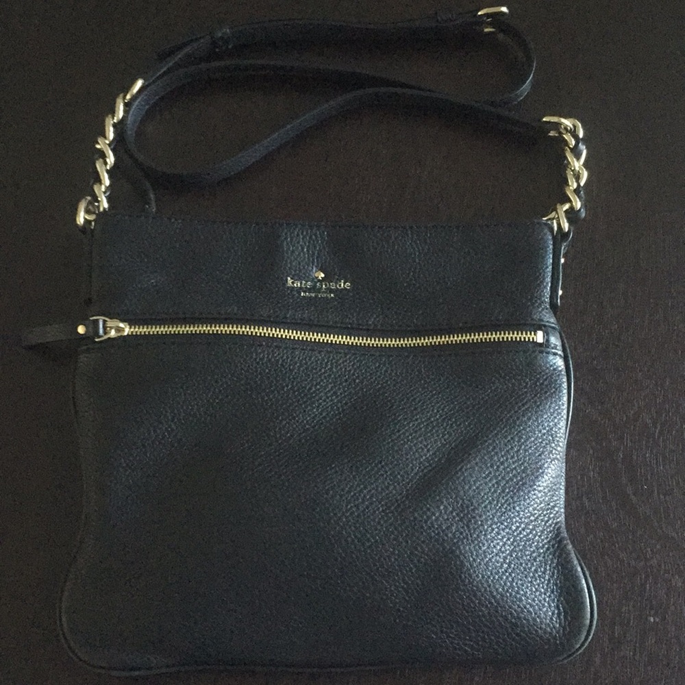 Kate Spade New York Black Leather Crossbody